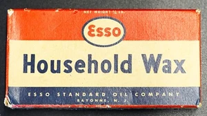 Vintage ungeöffnete Schachtel Esso Haushaltswachs -- enthält Produkt -- KOSTENLOSER VERSAND - Bild 1 von 2