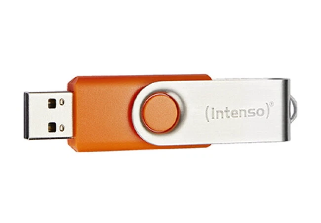 Intenso USB Stick 64GB Speicherstick Basic Line orange bulk