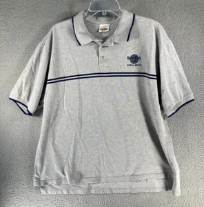 Hard Rock Cafe Myrtle Beach Polo Shirt Adult XL Gray Short Sleeve Made in USA - Picture 1 of 12