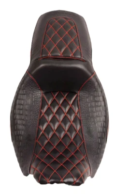 2011-2021 Road Glide Replacement Seat Cover Red Stitching - Image 1 of 4