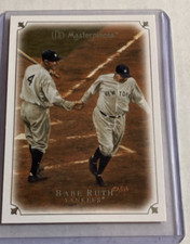 2007 Upper Deck Masterpiece #1- BABE RUTH Glossy Parallel
