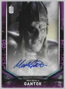 2018 Topps Doctor Who Signature Series AUTOGRAPH - Mark Gatiss as Gantok - Bild 1 von 2