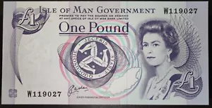 Isle of Man 1 pound 1991 UNC - Picture 1 of 2