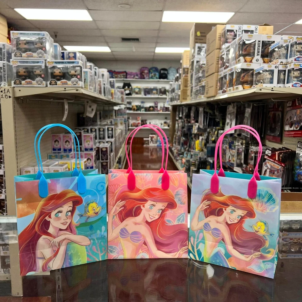 Disney Little Mermaid Ariel 12X Goodie bags Birthday Party Favor Bags Gift - Image 1 of 4