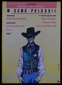 Polish Mounted Re Print Film Poster of "High Noon" 32" x 21"  - Picture 1 of 1