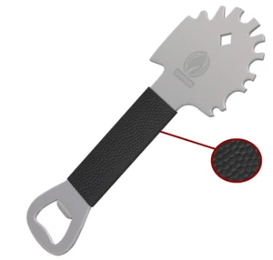 Raspador de plancha de parrilla de metal Cave Tools con abrebotellas - Barbacoa sin cerdas también - Imagen 1 de 8