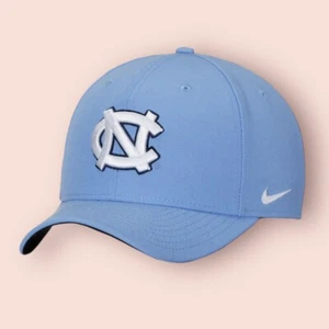New Nike Dri-Fit Campus Cap UNC Carolina Tarheels Strapback Cap RARE Classic99 - Picture 1 of 6