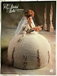 Crochet Pattern Book Fits 11 1/2" Barbie Doll Gown Wedding Dress Bride Bridal - Picture 1 of 2