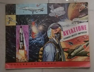 1971 MEN'S MEDIUM BUSINESS AVIATION FLASH COLLECTION FIGURINE ALBUM - Picture 1 of 2