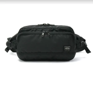 BOLSO CINTURA PORTER FLASH 689-05951 Negro Nuevo de YOSHIDA Japón - Imagen 1 de 10