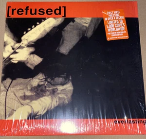 REFUSED EVERLASTING ORANGE MARBLED VINYL LP LIMITED EDITION IMPORT - Picture 1 of 4