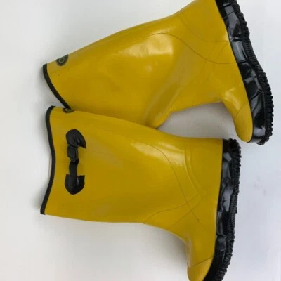 Botas impermeables CLC Work Gear para hombre sobre el zapato color amarillo aguanieve talla 7 Foto 1 de 4