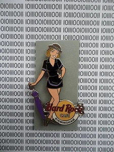 HARD ROCK CAFE BIRMINGHAM - Girl of Rock - Sexy Black Uniform GOR 2 Series Pin - Picture 1 of 1