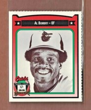 1991 Crown Coca Cola Baltimore Orioles Regional Card Al Bumbry 1972-1984