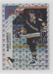1993-94 Panini Album Stickers Mario Lemieux #H HOF