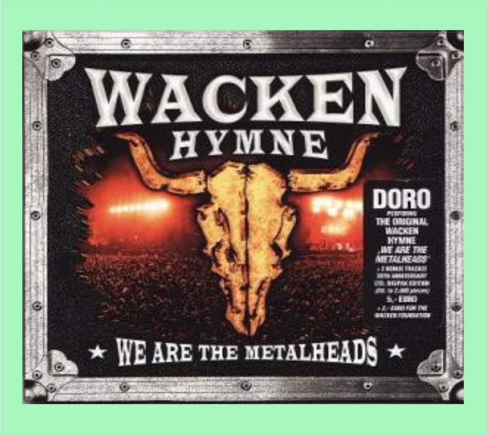 📀 Doro Pesch - Wacken Hymne (We Are The Metalheads) 2009 (CD) • DigiPak - Bild 1 von 1