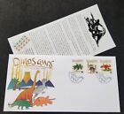 *FREE SHIP Singapore Dinosaurs 1998 Prehistoric (FDC) *imperf *see scan