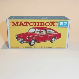 Matchbox Lesney 67b Volkswagen 1600 TL F Style Repro Box - Picture 1 of 4