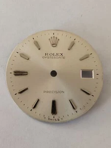 ROLEX OYSTERDATE 34MM SILVER DIAL - GOOD CONDITION 6694 - Picture 1 of 2