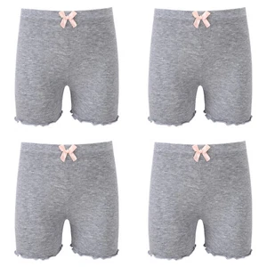 Girls Dance Shorts Breathable Cycling Safety Shorts 4 Pack Bike Shorts Bottoms - Picture 1 of 26