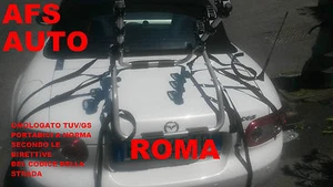 PORTABICI POSTERIORE 3 BICI MAZDA MX5 CABRIO CABRIOLET 2009 X 3 BICI UOMO DONNA - Foto 1 di 1