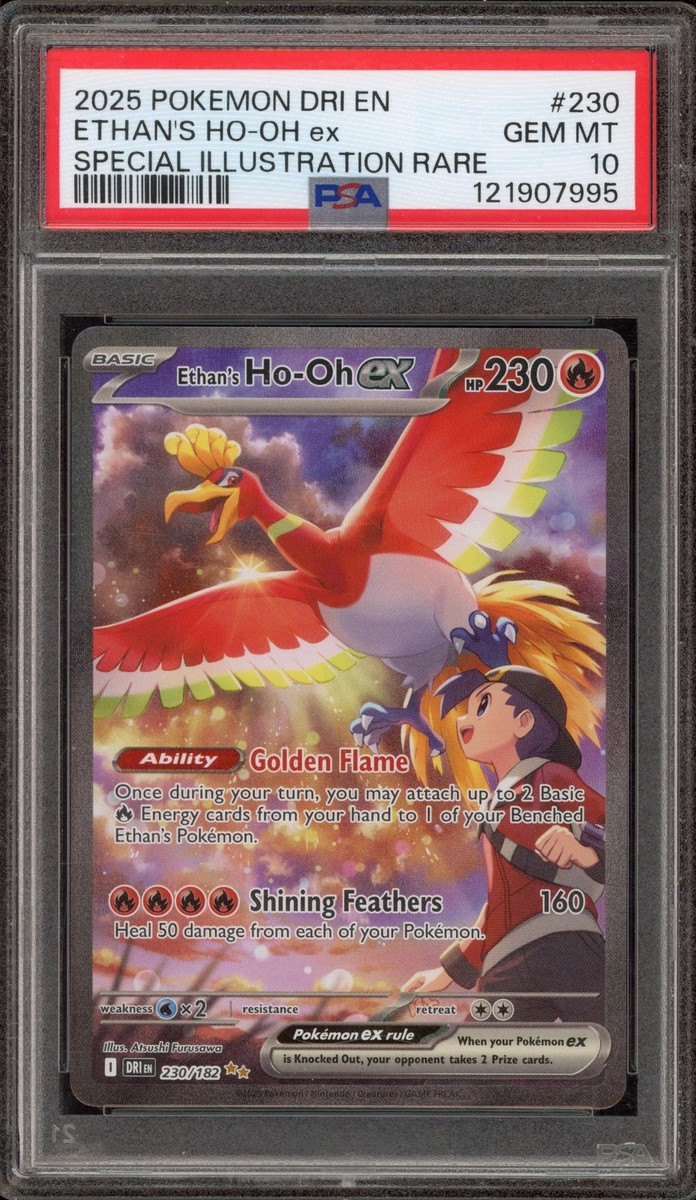 Pokémon TCG Ethan's Ho-Oh Ex Collectible Card Games
