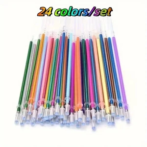 24-color glitter gel pen refill suitable for art, handicrafts and writing - Picture 1 of 2
