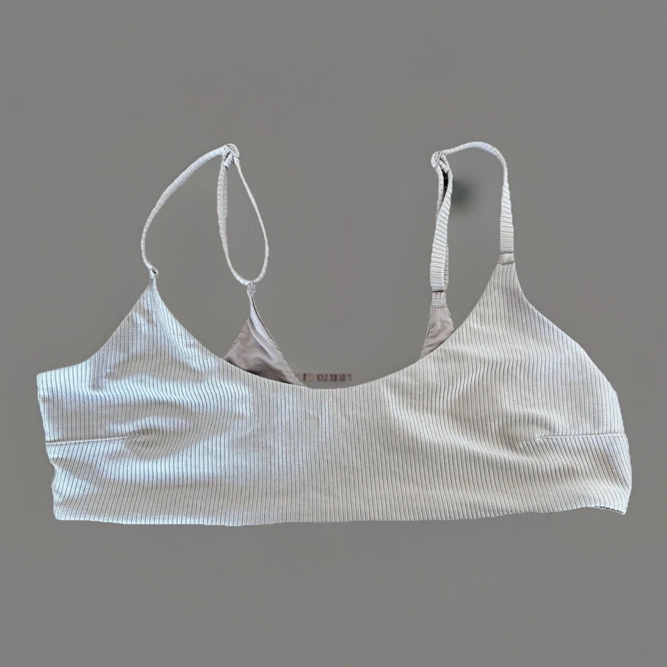 Aerie Bikini Top Bathing Suit Swim Scoop Champagne XXL Extra Extra Large 2XL - Image 1 of 4