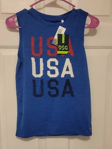 Boys DSG Movement Tank Team Royal Blue USA Size Medium 10/12 - Picture 1 of 2