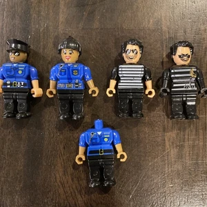 Lego Minifiguras Lote de 3, Lady Cop Man Cop & Robber - Imagen 1 de 4