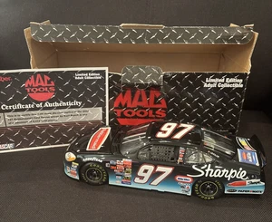 Kurt Busch 2002 Team Caliber Mac Tools #97 Rubbermaid Ford 1:24 mit COA - Bild 1 von 8