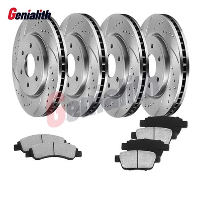 Front Rear Rotors Brake Pads for 2003-2007 2008 2009 Lexus GX470 Toyota 4Runner Foto 1 de 4
