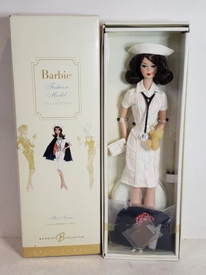 THE NURSE SILKSTONE BARBIE DOLL 2005 GOLD LABEL MATTEL J4253 NRFB - Image 1 of 4