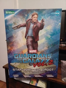 Nueva estatua de cómics de Star-Lord con Groot ARTFX+ Kotobukiya 1/10 Marvel Now - Imagen 1 de 1