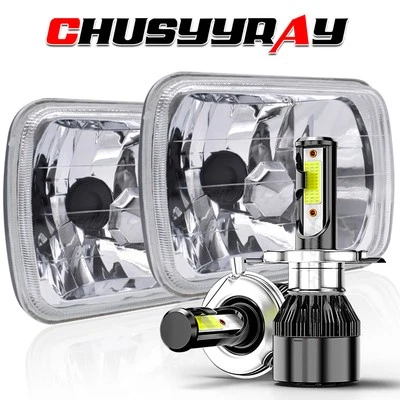 FOR Sterling Truck A9500 LT9500 1999-2008 7x6" LED Headlights Sealed Hi/Lo Beam - Image 1 of 4