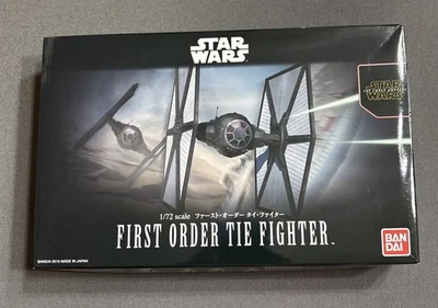 Bandai 1/72 First Order TIE Fighter Model Kit Star Wars The Force Awakens - Image 1 of 3