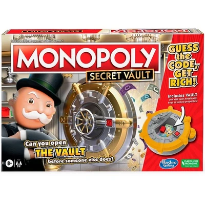 Hasbro Monopoly Secret Vault Board Game 2022 Edition Brand New - Image 1 of 3
