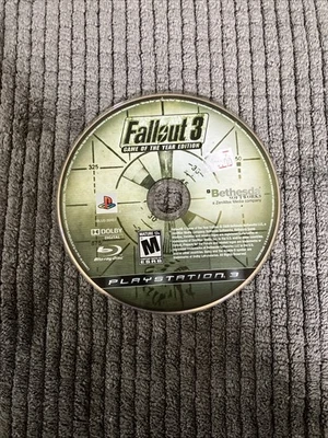 Fallout 3 PlayStation 3 Greatest Hits Game Of The Year Edition Tested Disc Only - Image 1 of 2