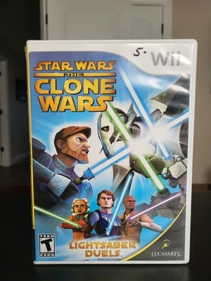 Star Wars: The Clone Wars - Lightsaber Duels (Nintendo Wii, 2008) - Image 1 of 3