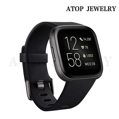 Reloj inteligente Fitbit Versa 2 salud y estado físico rastreador de actividad tallas S y L FB507 Foto 1 de 4