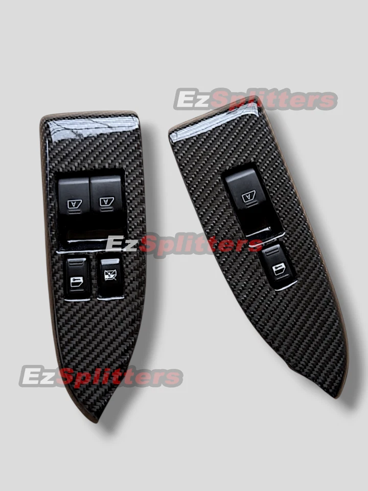 2003-2006 Infiniti G35 Coupe Window Switch Control Set -REAL CARBON FIBER FINISH - Image 1 of 1