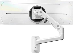 Monitor Wandhalterung 17-57" Ultrawide 27kg VESA 75/100 Höhenverstellbar Weiß - Bild 1 von 7