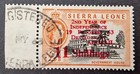 Sierra Leone QEII 1963 SG269 11s on £1 Black & Orange Fine Used Cat £250 Scarce