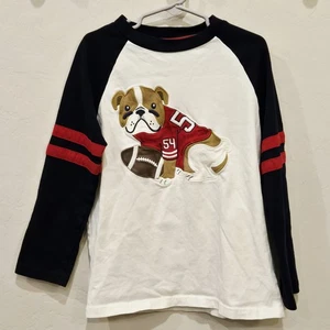 Gymboree Long-Sleeve Boys Top Football Preppy Puppy Size 6, MSRP: $22.95 - Picture 1 of 4