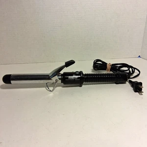 Vintage Conair Instant Heat Curling Iron Silver w Black Handle TESTED WORKS - Picture 1 of 6