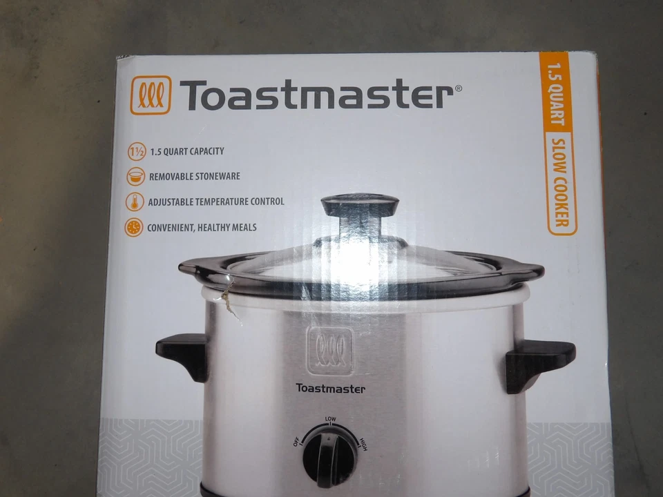 Toastmaster 1.5 Quart Slow Cooker with Tempered Glass Lid - New See Description - Image 1 of 1
