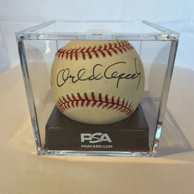 Orlando Cepeda Autographed Baseball PSA DNA Authenticated - Image 1 of 2