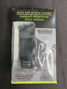 E Circuit Auto Cell Phone Car Holders New Air Vent Grip Adjustable Angle Black - Photo 1 sur 2