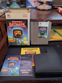 Captain Skyhawk Nintendo NES Completo en Caja con Inserto Manual Funciona Excelente
