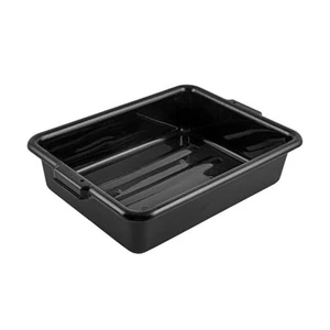 -TUB ONLY: RW Clean 21.25 Inch x 15.7 Inch Bus Tub, 1 Regular Regular Tub Black - Picture 1 of 7